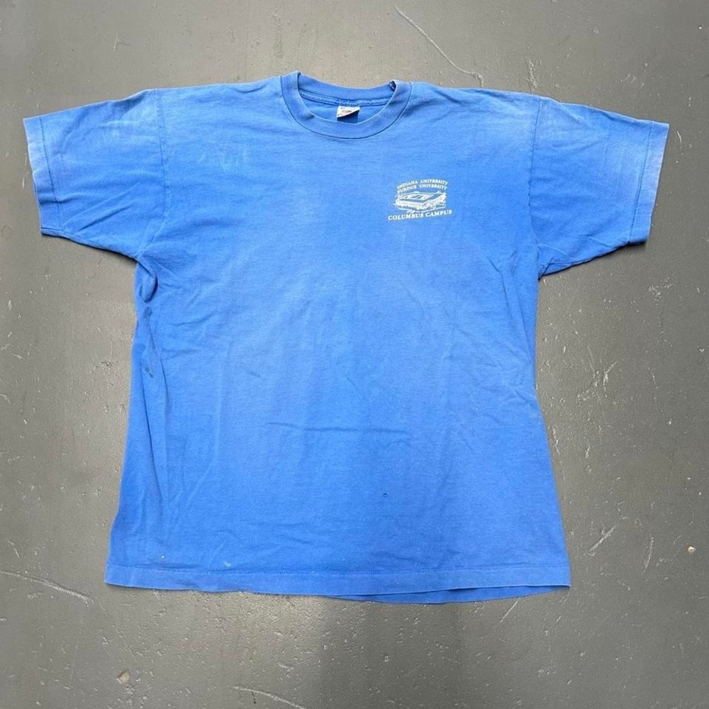 Vintage 90s Single stitch Indiana university Purdue university Columbus Tshirt